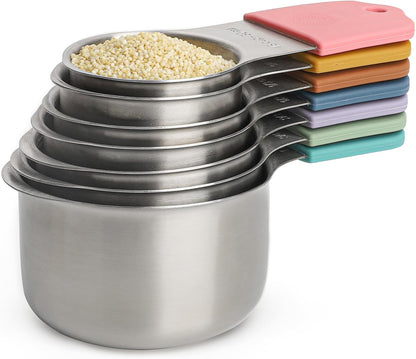 Magnetic Measuring Set of 7 Stainless Steel Magnetic Measuring Cups Set