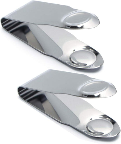 2Pcs Stainless Steel Strawberry Huller Fruit Stem Remover Picker Leaf Peeler Tweezers Kitchen Gadgets for Strawberry Cherry Tomato Fruit Tools, Silver