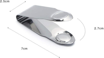2Pcs Stainless Steel Strawberry Huller Fruit Stem Remover Picker Leaf Peeler Tweezers Kitchen Gadgets for Strawberry Cherry Tomato Fruit Tools, Silver