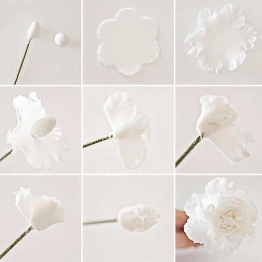 Flower Cookie Cutters Stainless Steel.,5-Pack–2.05"-3.74"