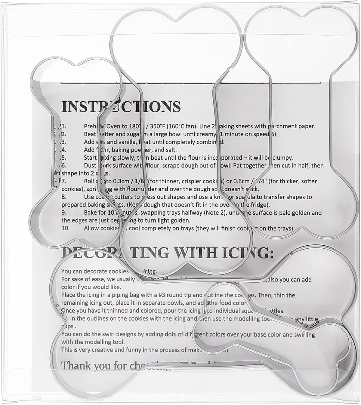 Flower Cookie Cutters Stainless Steel.,5-Pack–2.05"-3.74"