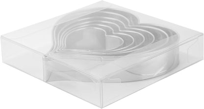 Flower Cookie Cutters Stainless Steel.,5-Pack–2.05"-3.74"
