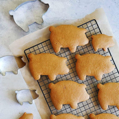 Flower Cookie Cutters Stainless Steel.,5-Pack–2.05"-3.74"