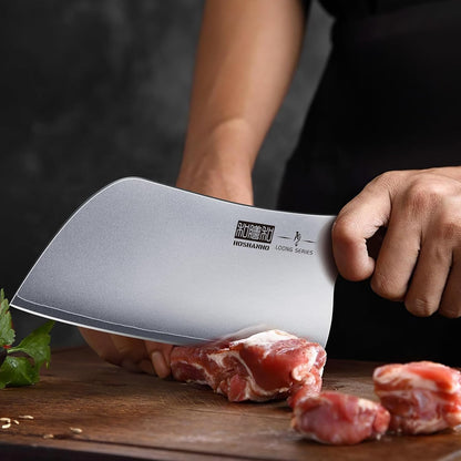 Cleaver Knife 7 Inch, Ultra Sharp Vegetable Meat Chopper Knife | Japanese High Carbon Steel Chopper Butcher Knife, Multifunction Cooking Knife for Home Kitchen and Restaurant