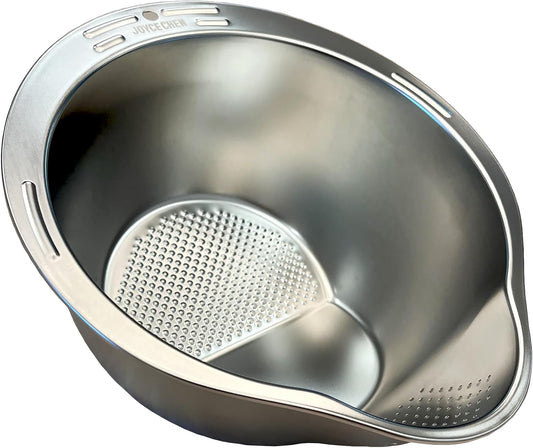 Stainless Steel Rice Strainer Bowl Rice Washer Colander