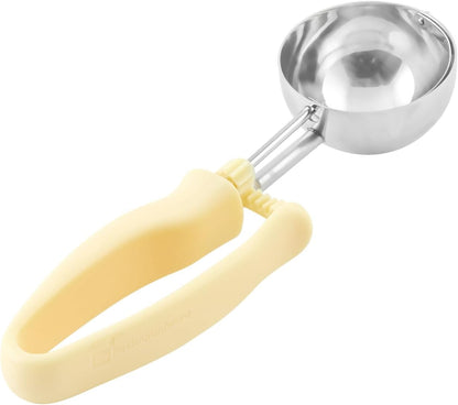 Ice Cream Scoop 1 Case 1.4 oz Stainless Steel Portioner Commercial Kitchen Tool Comfortable Grip Dishwasher-Safe Ambidextrous Handle