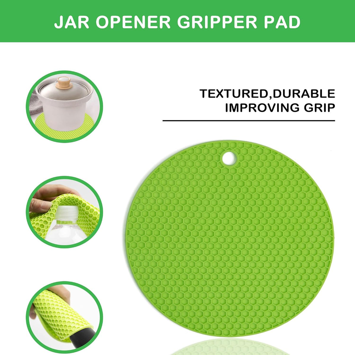 Jar Opener for Weak Hands, Seniors with Arthritis, 5 in 1 Multi Function Bottle Opener Lid Opener For Arthritic Hands with Non Slip Rubber Jar opener Gripper Pad and Corkscrew Wine Opener(BLUE)
