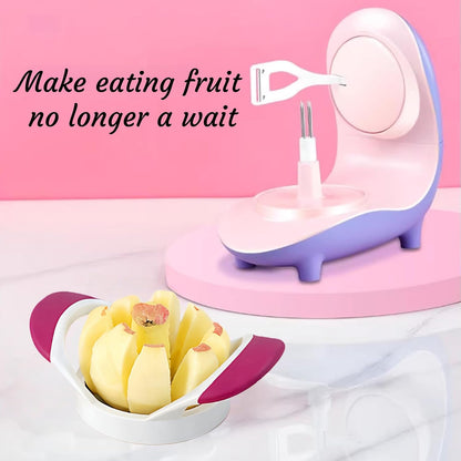 Electric Fruit Peeler, Automatically Peels Apples, Comes with A Slicer and Corer, Quickly Makes Applesauce Pie in Your Home Kitchen