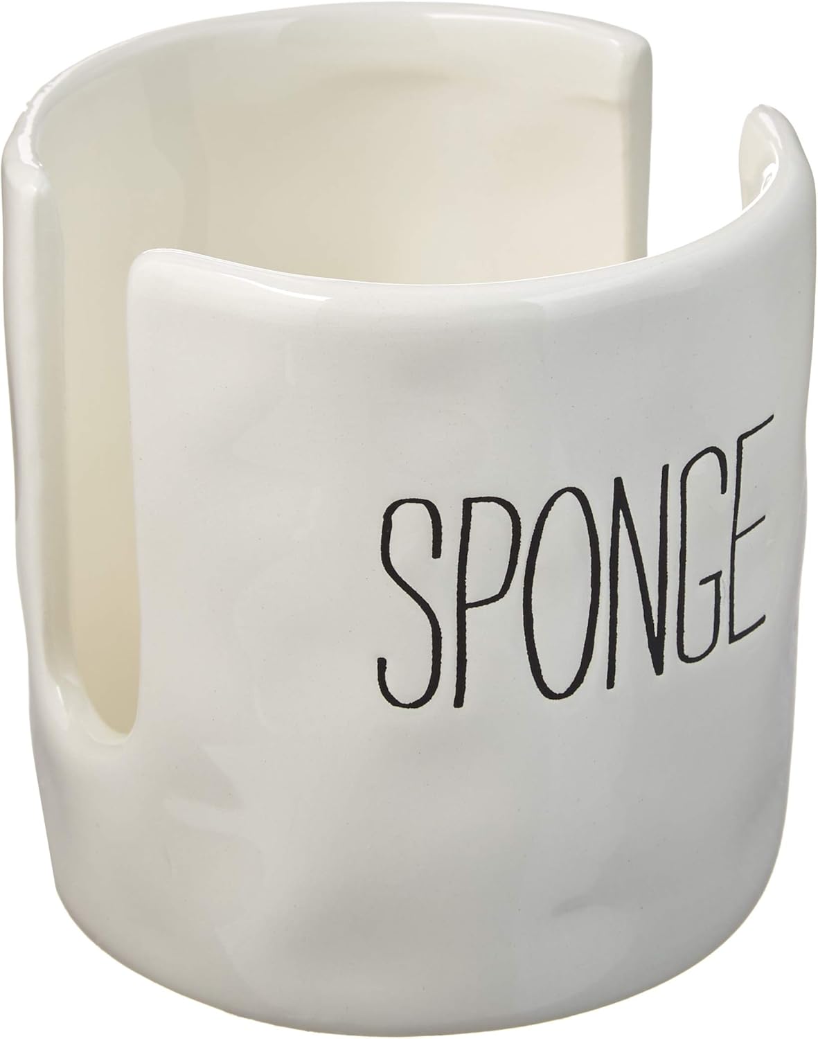 Kitchen Dish Sponge Holder Caddy, Off White