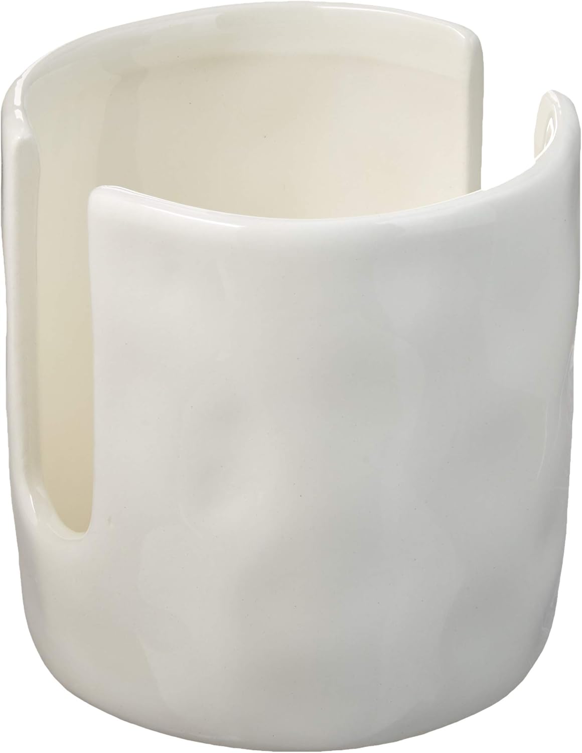 Kitchen Dish Sponge Holder Caddy, Off White