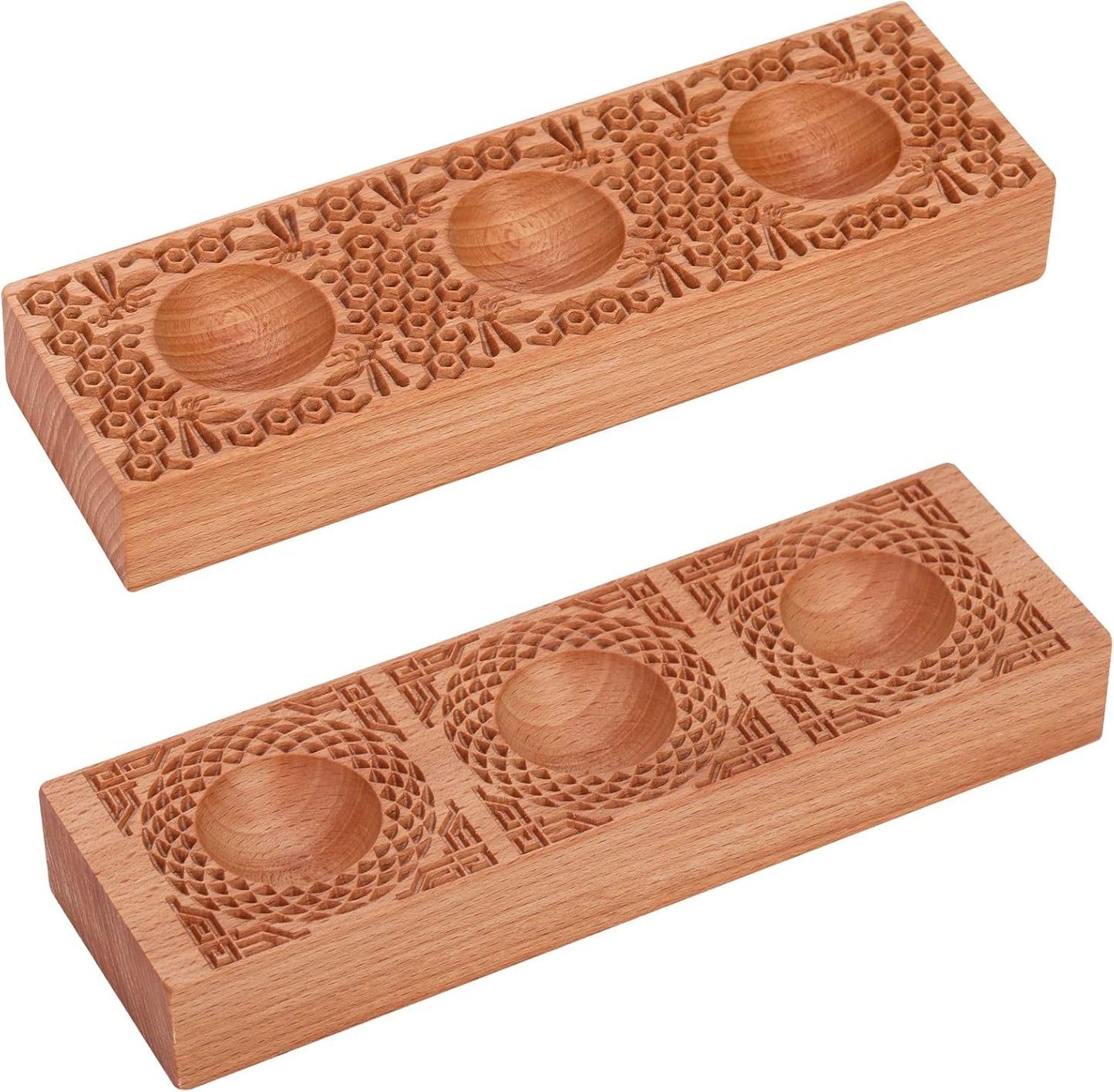 Wooden Ravioli Mold Handmade Pasta Ravioli Board Wood Ravioli Mould Homemade Fresh Pasta wooden Board Tools, 2 in 1 braid pattern and honeycomb with bees pattern, Pasta Lovers Gift