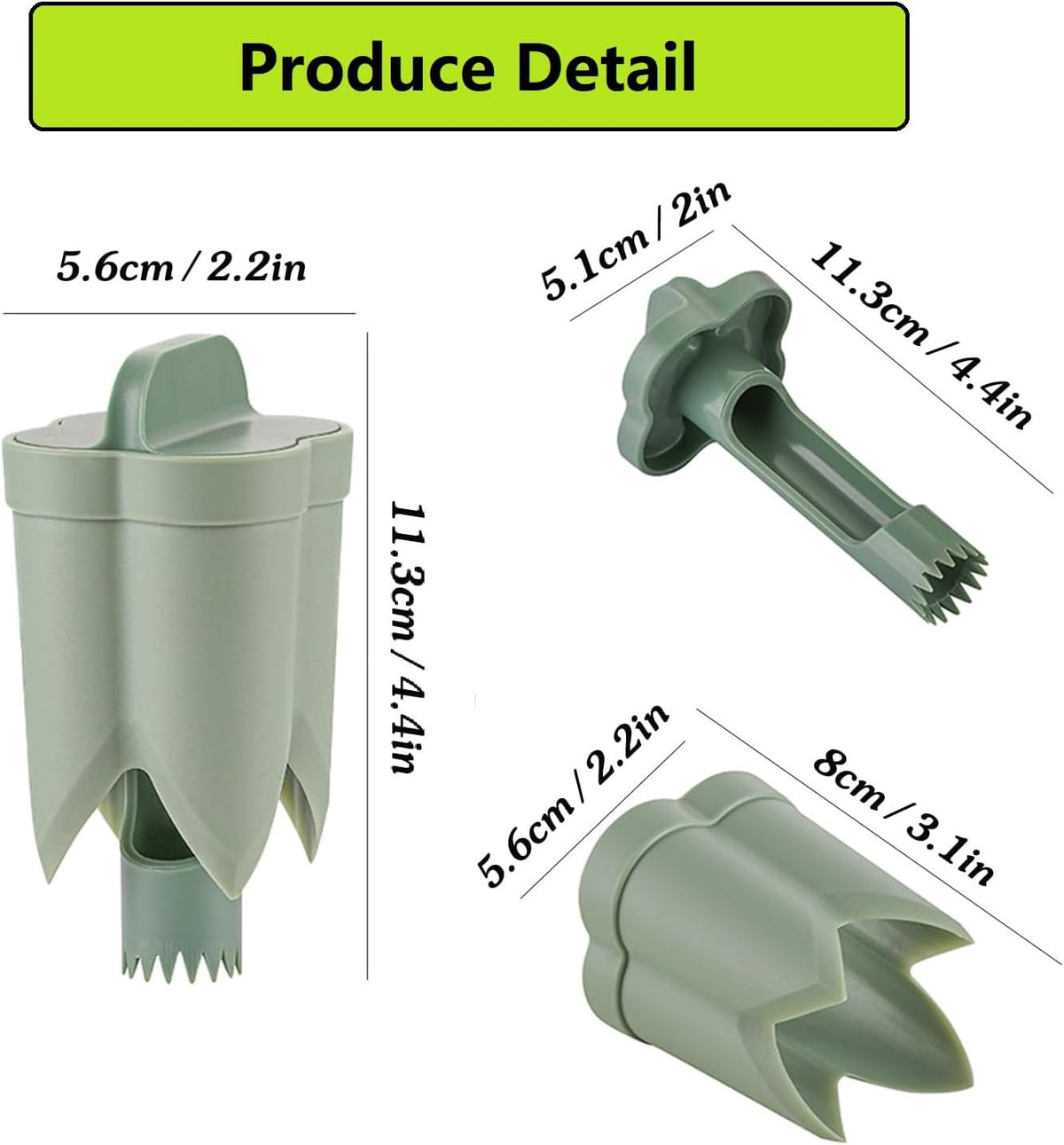 New Upgrade Deseeder for Pepper,Tomato,Apple-Efficient Kitchen Prep Tool
