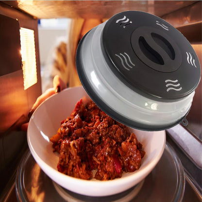 Microwave Splatter Cover Vented for Food, Splatter Guard & Colander Kitchen Gadget for Fruit Vegetables Microwave Plate Cover with Hook Hole,Dishwasher-Safe,BPA-Free Silicone & Plastic