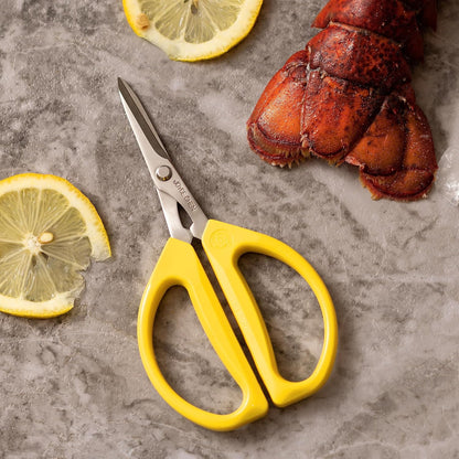 Joyce Chen Original Unlimited Kitchen Scissors All Purpose Kitchen Shears With Comfortable Handles, Red