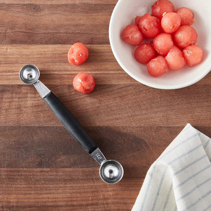 Mercer Culinary Double Melon Baller, 7/8 Inch and 1 Inch