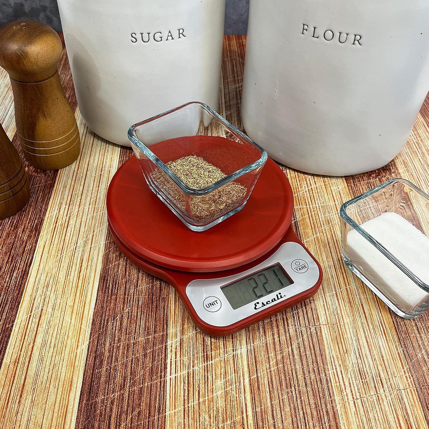 Escali Telero Digital Food Scale, High Precision Kitchen Scale for Cooking, Baking, Portion Control, Meal Prep, Weigh in Grams and Ounces, 11 lb Capacity, Blue (T136)