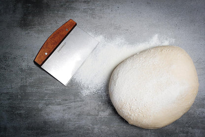 RSVP International Endurance Kitchen Collection, Pastry Baking Accessories, Bench Scraper, Stainless Steel