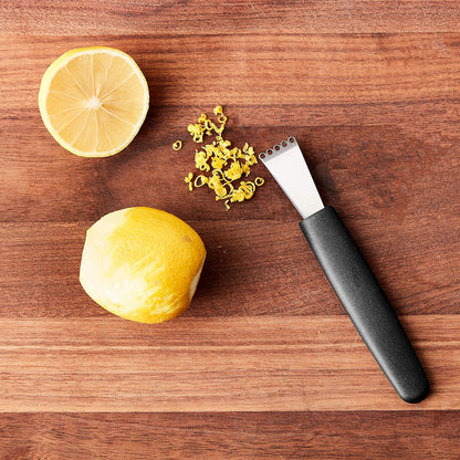 Mercer Culinary Citrus Zester - retail packaging,Black