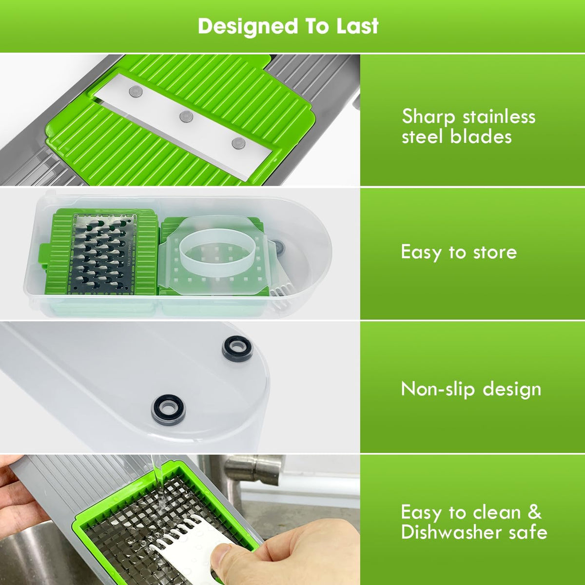 Manual Food Processor Large Vegetable Chopper, 1003ML Pull String Chopper Garlic Mincer Onion Cutter for Veggies,Salad,Fruits, Nuts, BPA Free, WHITE