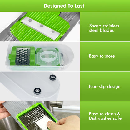 Manual Food Processor Large Vegetable Chopper, 1003ML Pull String Chopper Garlic Mincer Onion Cutter for Veggies,Salad,Fruits, Nuts, BPA Free, WHITE