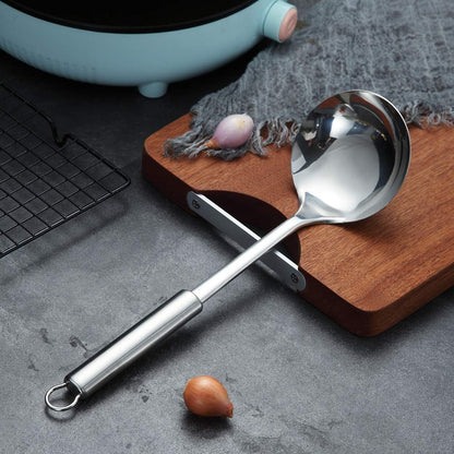 Stainless Steel Ladle, Soup Ladle, Cooking Ladle, Kitchen Ladle, Metal Soup Spoon For Cooking Non-Stick And Heat Resistant, Dishwasher Safe, Easy to Clean