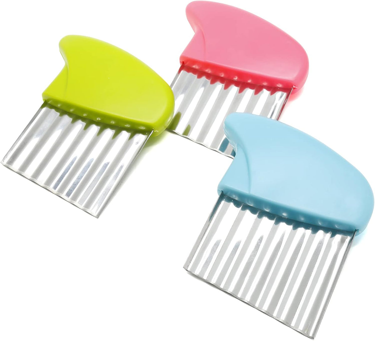 Stainless Steel Potato Crinkle Cutter Knife Set