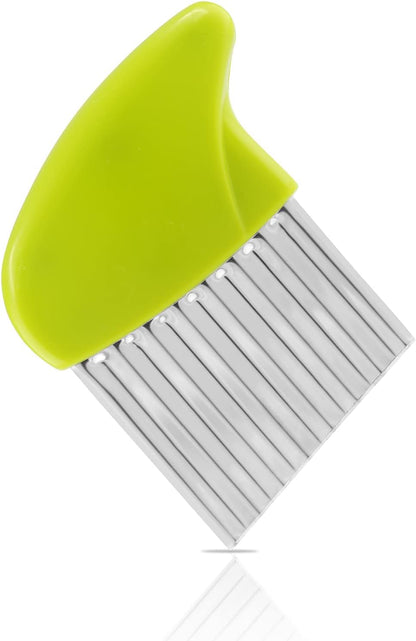 Stainless Steel Potato Crinkle Cutter Knife Set