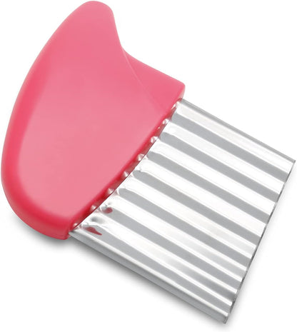 Stainless Steel Potato Crinkle Cutter Knife Set