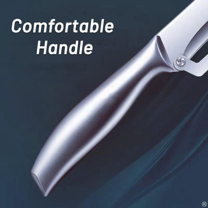 Thick Vegetable Peeler - Sugarcane Pumpkin Peeling Knife - Ultra Sharp Stainless Steel Blades - Perfect Kitchen Peeler Effortlessly Peels Vegetables and Fruits
