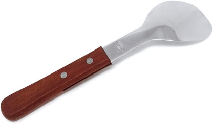 1PCS Stainless Steel Ice Cream Scoop Spade Spoon Scooper with Wood Handle for Kitchen