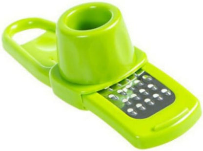 Green Multifunction Ginger Grater Tool Mini Grater Nutmeg Grinder Garlic, Kitchen Manual Fruit Vegetable Nuts Chopper Grinder Garlic Presses Kitchen Utensils and Gadgets