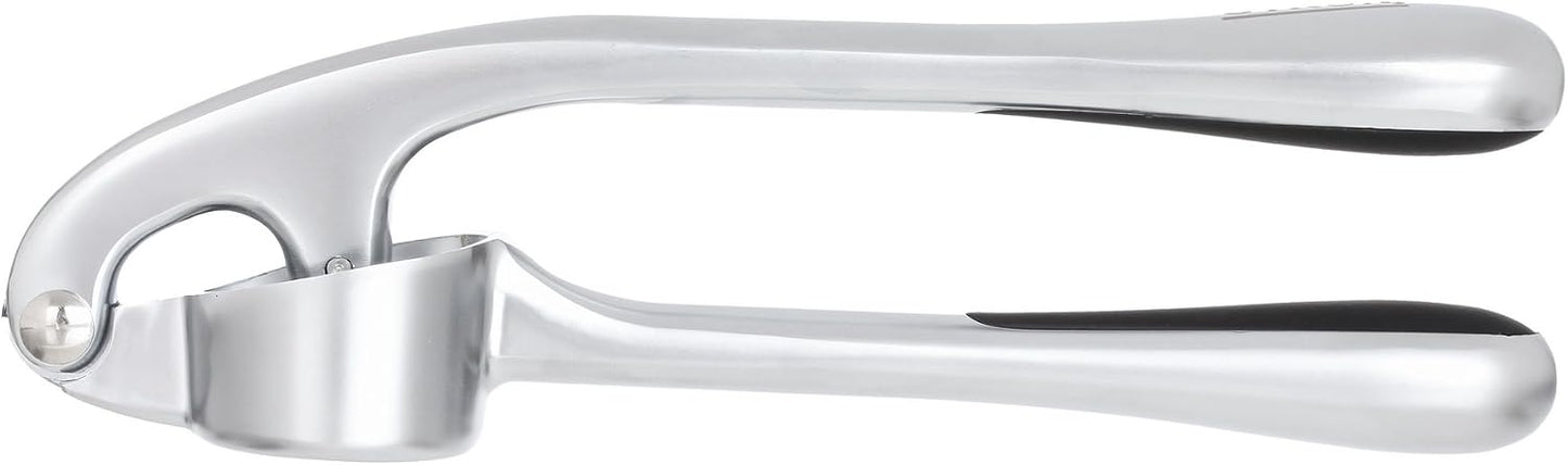 Premium Garlic Press, Stainless Steel, Garlic Mincer, Professional Heavy Duty, Soft-Handled, Crush Garlic Cloves, Ginger