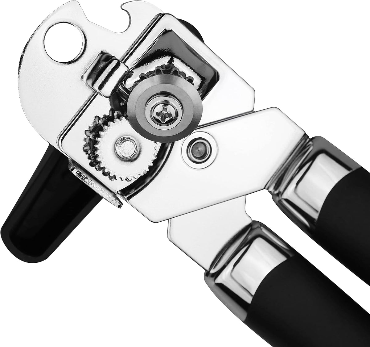 Can Opener, 3-in-1 Multifunctional Tin & Can Opener, Manual Kitchen Tool, Professional Ergonomic Heavy Duty Safety Manual Can Opener for Seniors With Arthritis At Hand