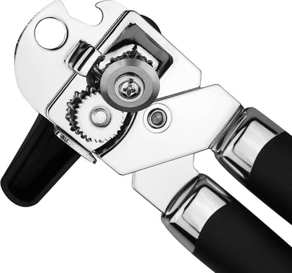 Can Opener, 3-in-1 Multifunctional Tin & Can Opener, Manual Kitchen Tool, Professional Ergonomic Heavy Duty Safety Manual Can Opener for Seniors With Arthritis At Hand