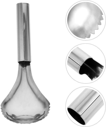 Heavy Duty Pumpkin Scooper with Grip Handle