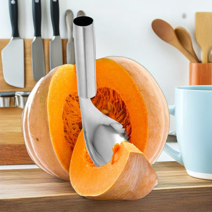 Heavy Duty Pumpkin Scooper with Grip Handle