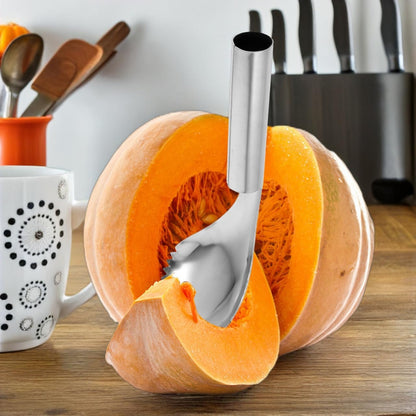 Heavy Duty Pumpkin Scooper with Grip Handle