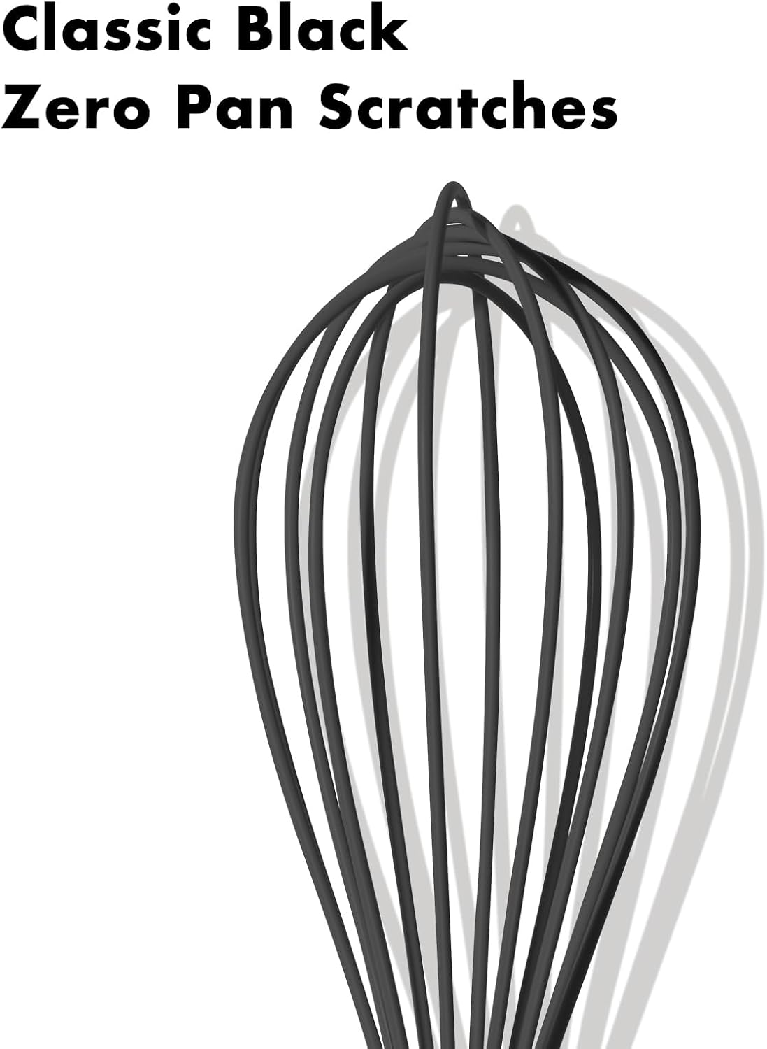 18/10 Stainless Steel Whisk, Ergonomic Handle, Dishwasher Safe Metal Whisk, Professional Wisk for Kitchen Cooking, Perfect for Blending, Whisking, Baking, and Beating, 10-Inch Wire Wisk