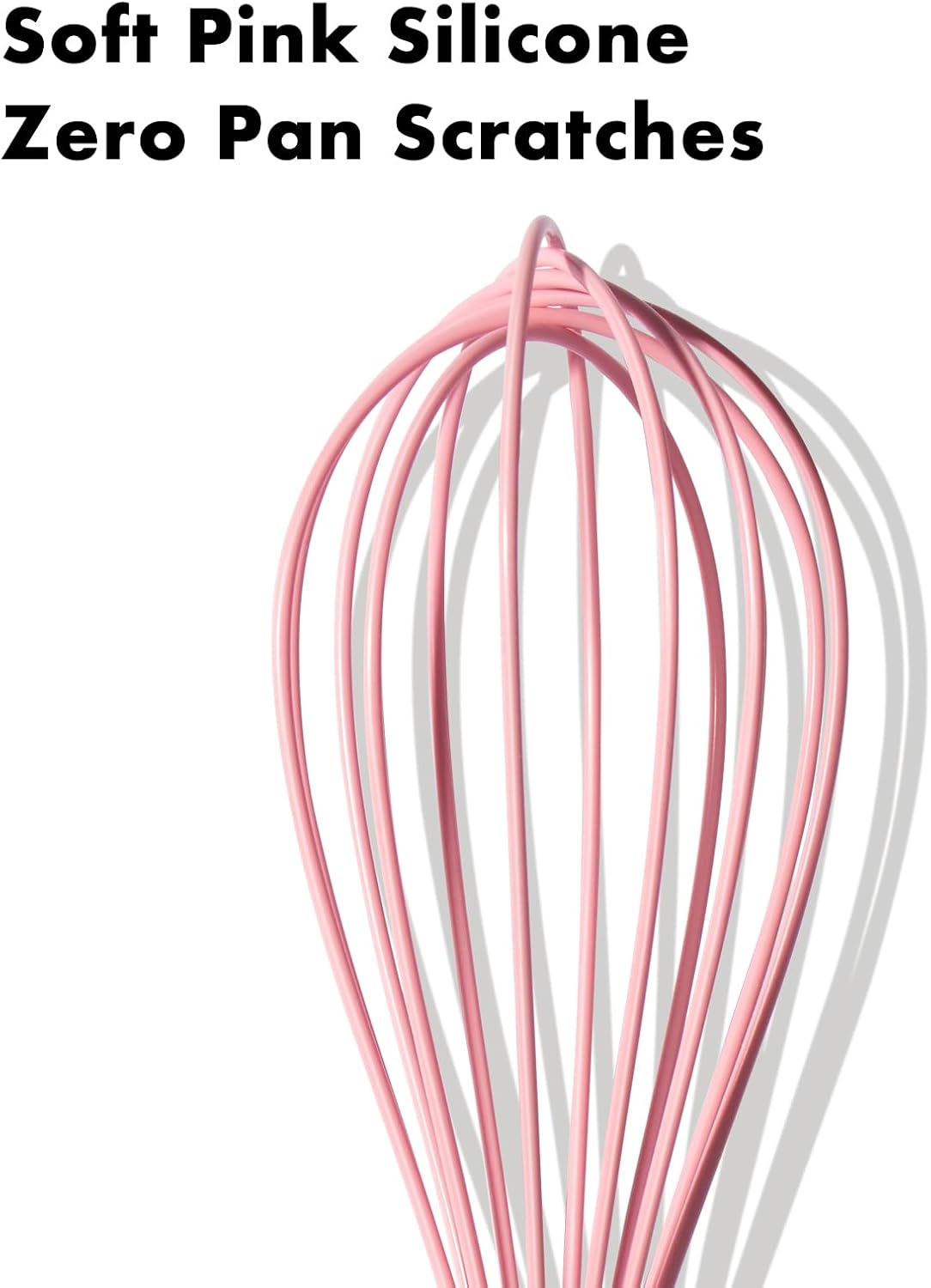 18/10 Stainless Steel Whisk, Ergonomic Handle, Dishwasher Safe Metal Whisk, Professional Wisk for Kitchen Cooking, Perfect for Blending, Whisking, Baking, and Beating, 10-Inch Wire Wisk