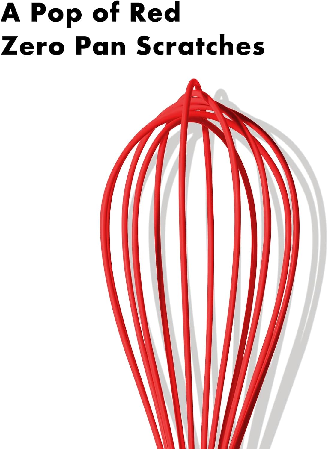 18/10 Stainless Steel Whisk, Ergonomic Handle, Dishwasher Safe Metal Whisk, Professional Wisk for Kitchen Cooking, Perfect for Blending, Whisking, Baking, and Beating, 10-Inch Wire Wisk