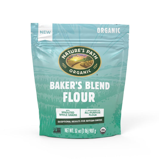Organic Baker's Blend Flour, 32 oz (Pack of 1), Non-GMO
