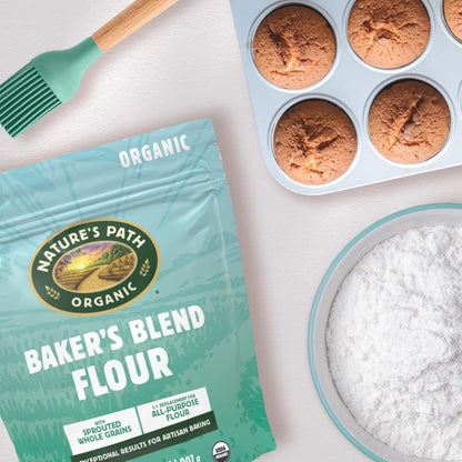 Organic Baker's Blend Flour, 32 oz (Pack of 1), Non-GMO