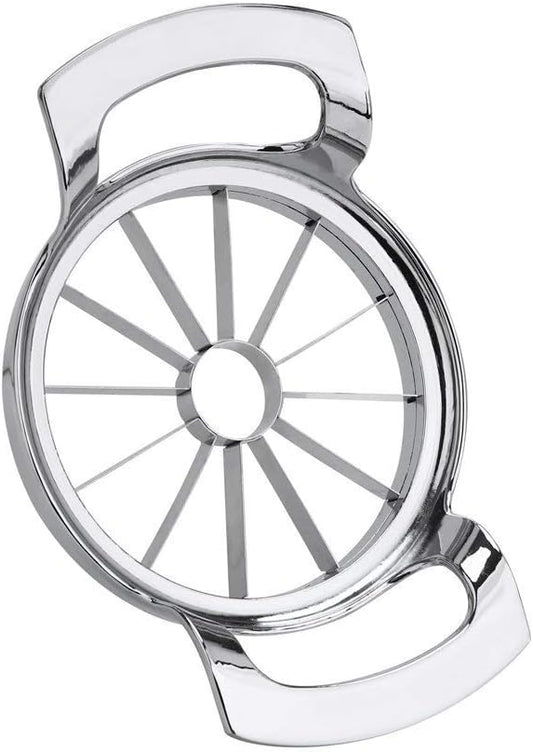Stainless Steel Apple Slicer and Corer - 12 Blades Food Grade 304 Extra Large Heavy Duty Apple Cutter Divider up to 4 Inch Apples