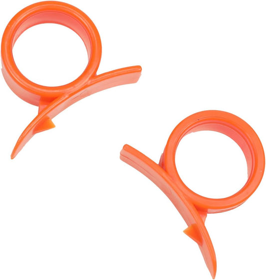 Select Plastic Orange Peeler, 2.25 inches in length 2 piece set, Orange