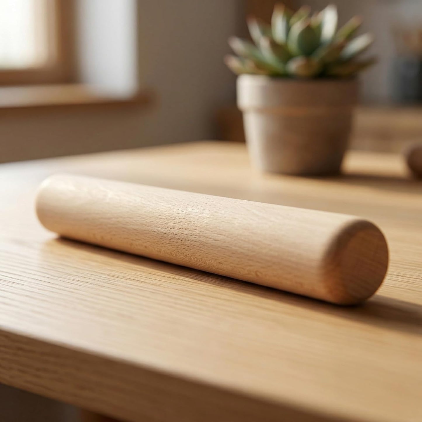10pcs Rolling Pin Wooden Dough Roller French Cookies from France Wood Biscuits Dough- Smooth Roller Wood Dough Roller Baking Tool Clay Tools Pie Crust Cake Dumpling