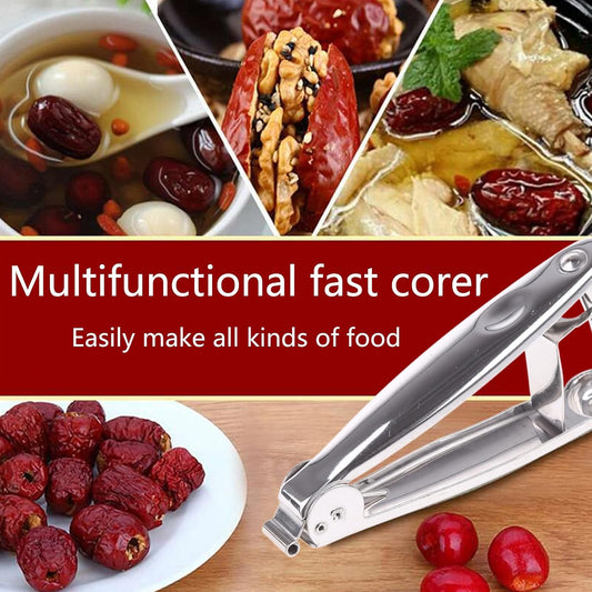 Plum Pitter Tool 304 Stainless Steel O Live Pitter Tool Plum Pitters Stone Remover Cherry Pit Remover Tools For Make Peeling for Potatoes
