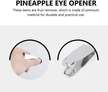 2Pcs Stainless Steel Strawberry Huller Fruit Stem Remover Picker Leaf Peeler Tweezers Kitchen Gadgets for Strawberry Cherry Tomato Fruit Tools