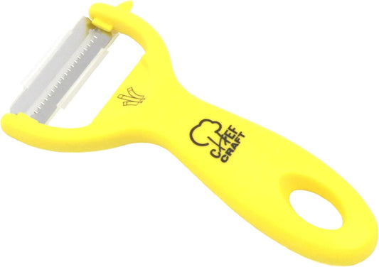 Classic Stainless Steel Blade with Plastic Handle Julienne Fine Grater, 5.5 inch, Yellow
