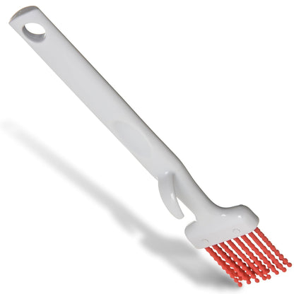 SPARTA 4040505 Silicone Basting Brush With Red Bristles, 3 Inches, Red
