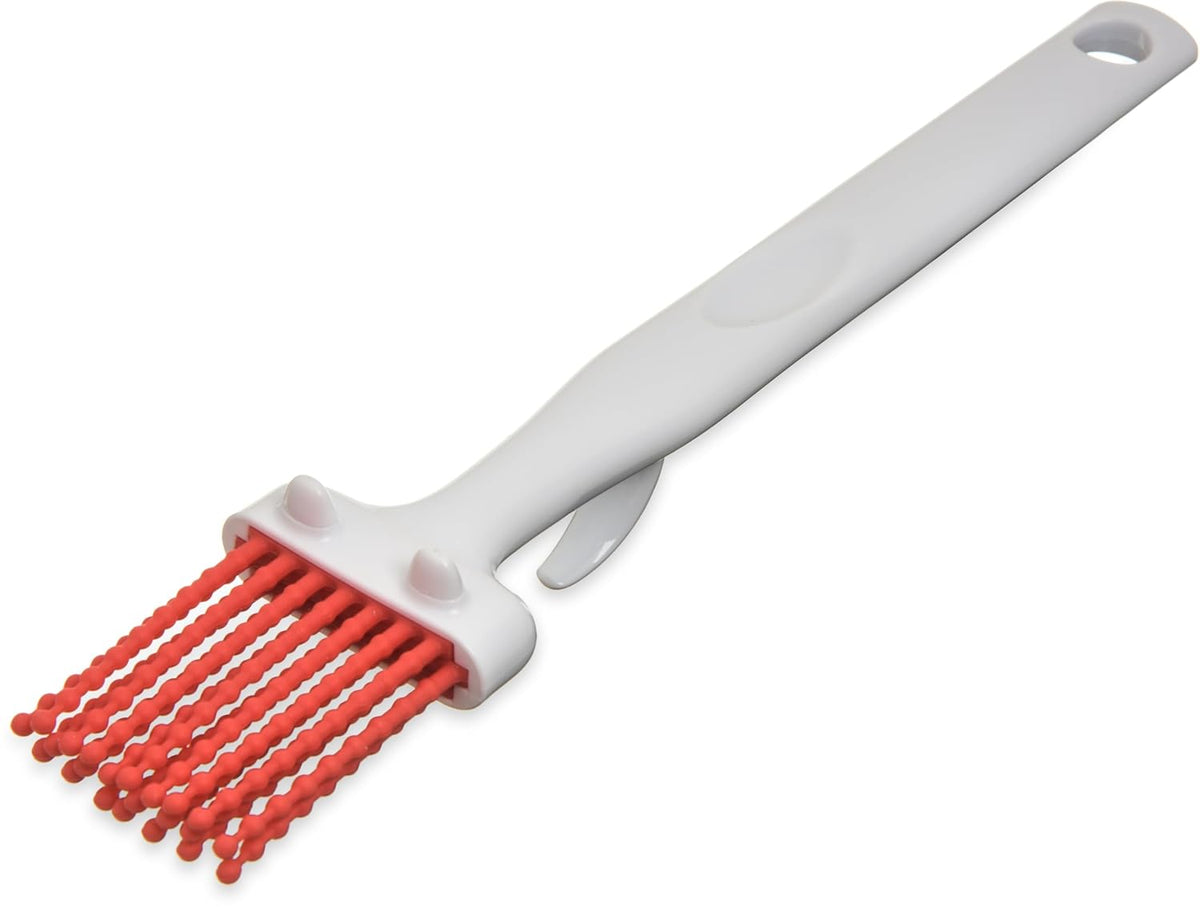 SPARTA 4040505 Silicone Basting Brush With Red Bristles, 3 Inches, Red